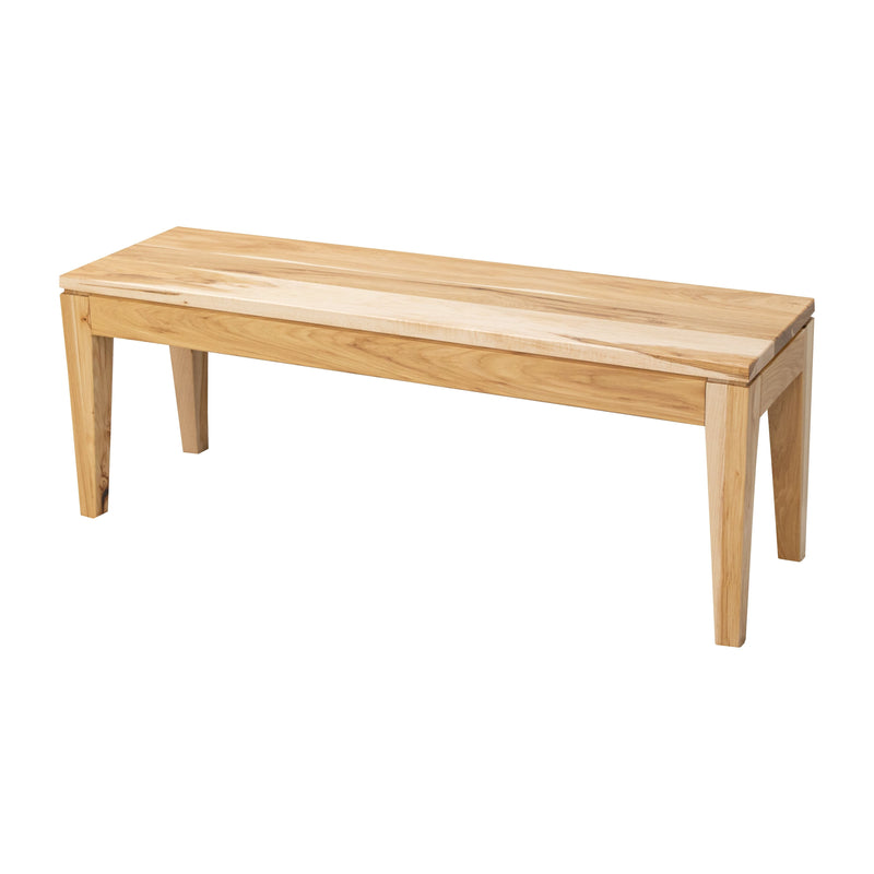 Milton Mid Century Hickory Wood Dining Bench | NAT