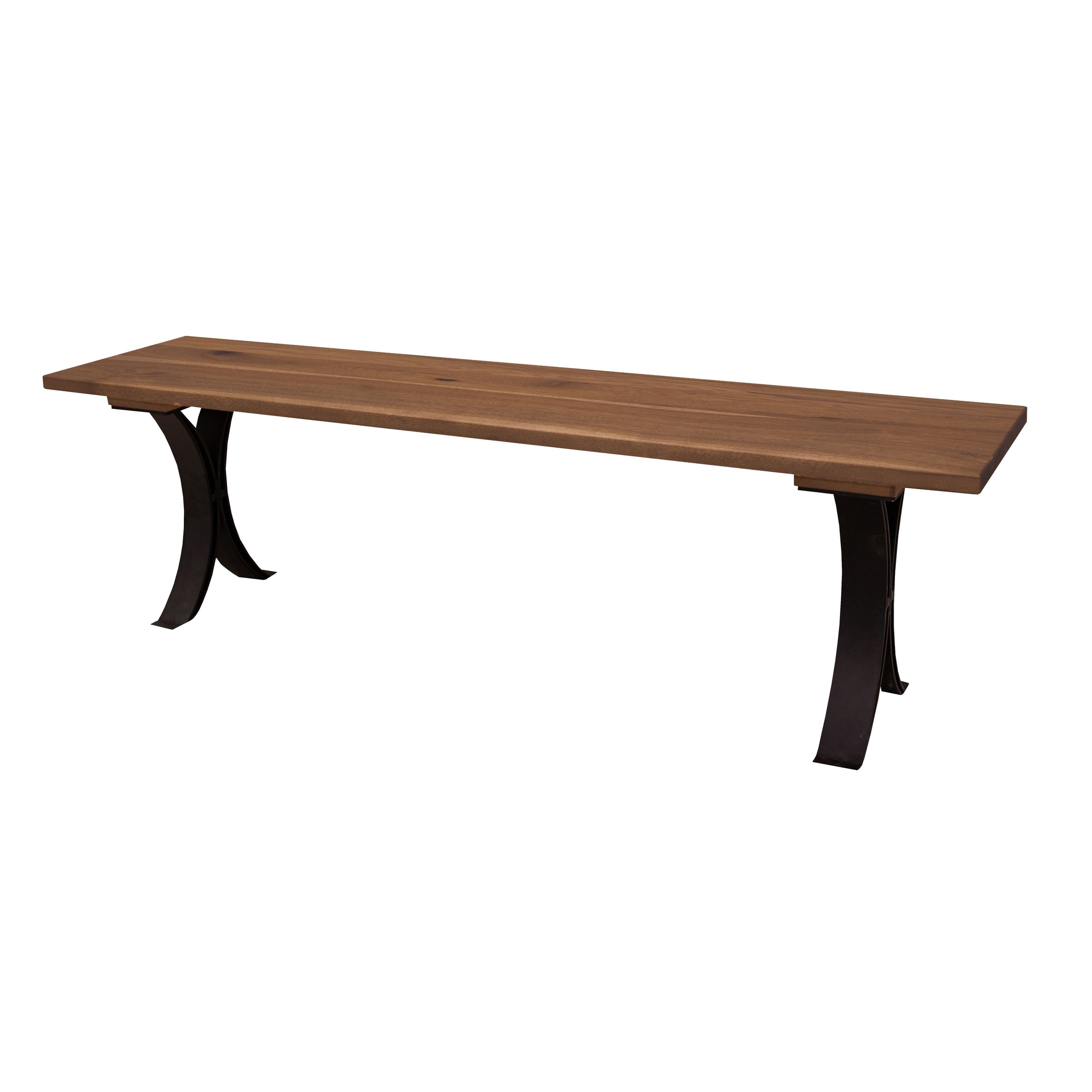Ellipse Hickory Wood Dining Bench | ASB