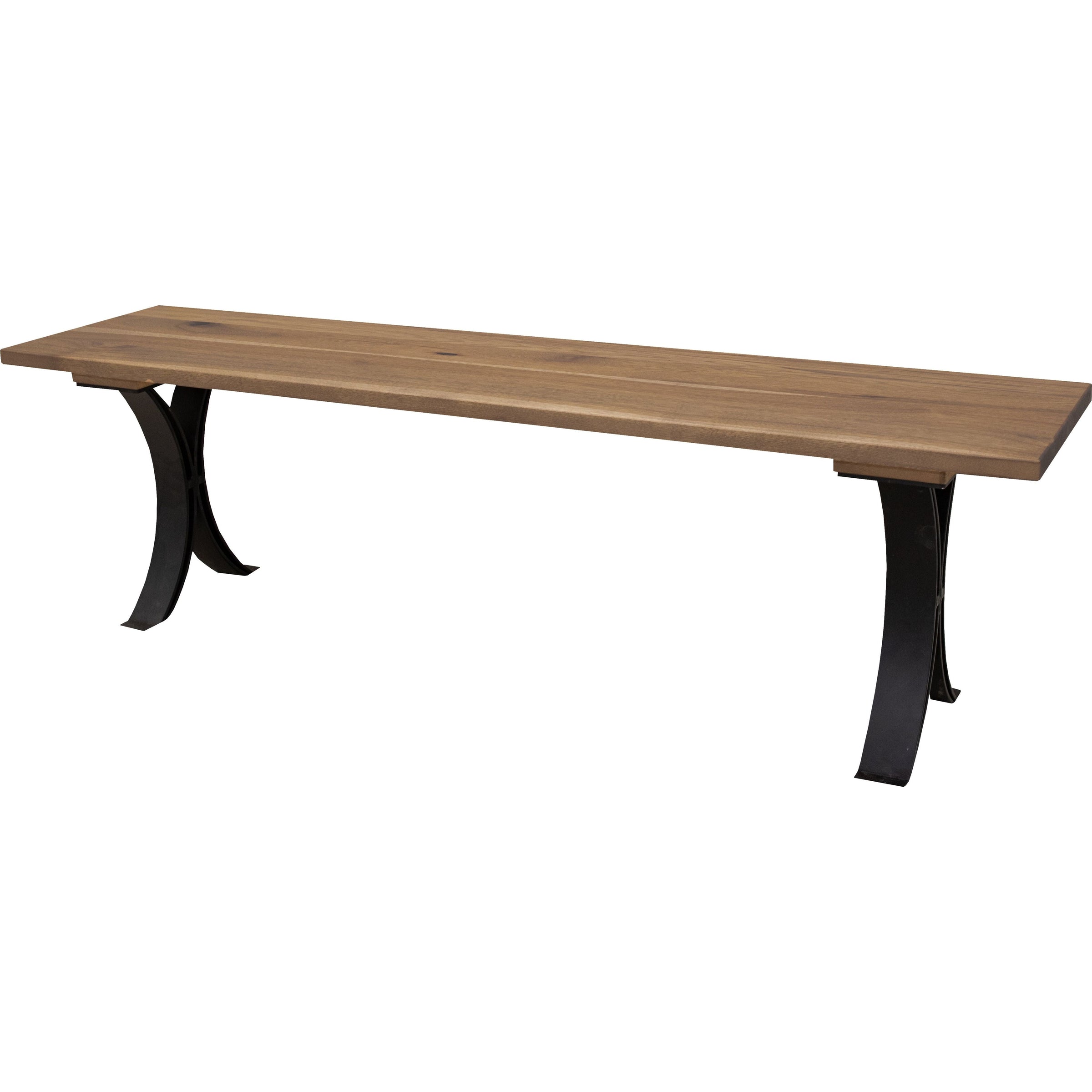Ellipse Hickory Wood Dining Bench | CO