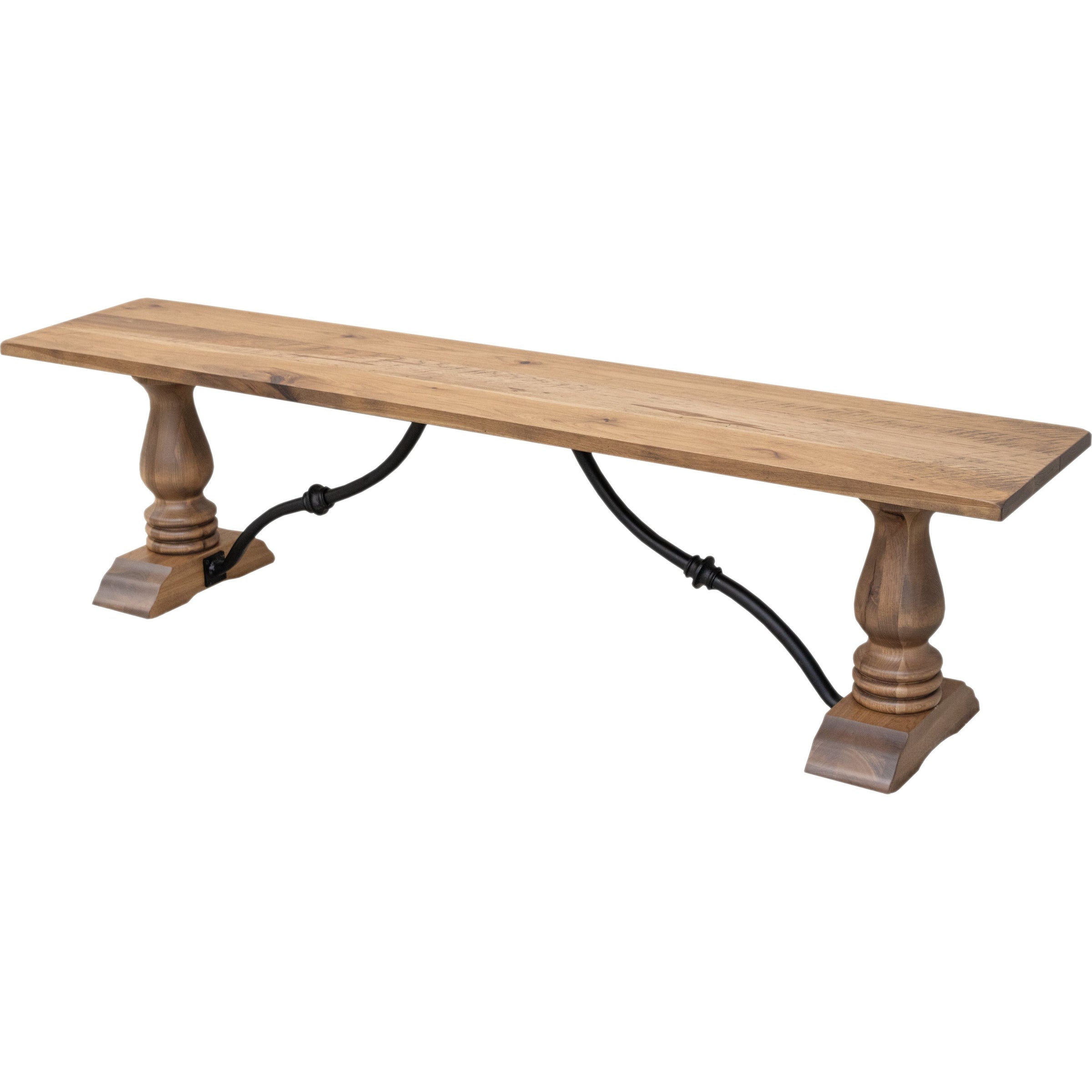 Anderson Hickory Wood Dining Bench | WB