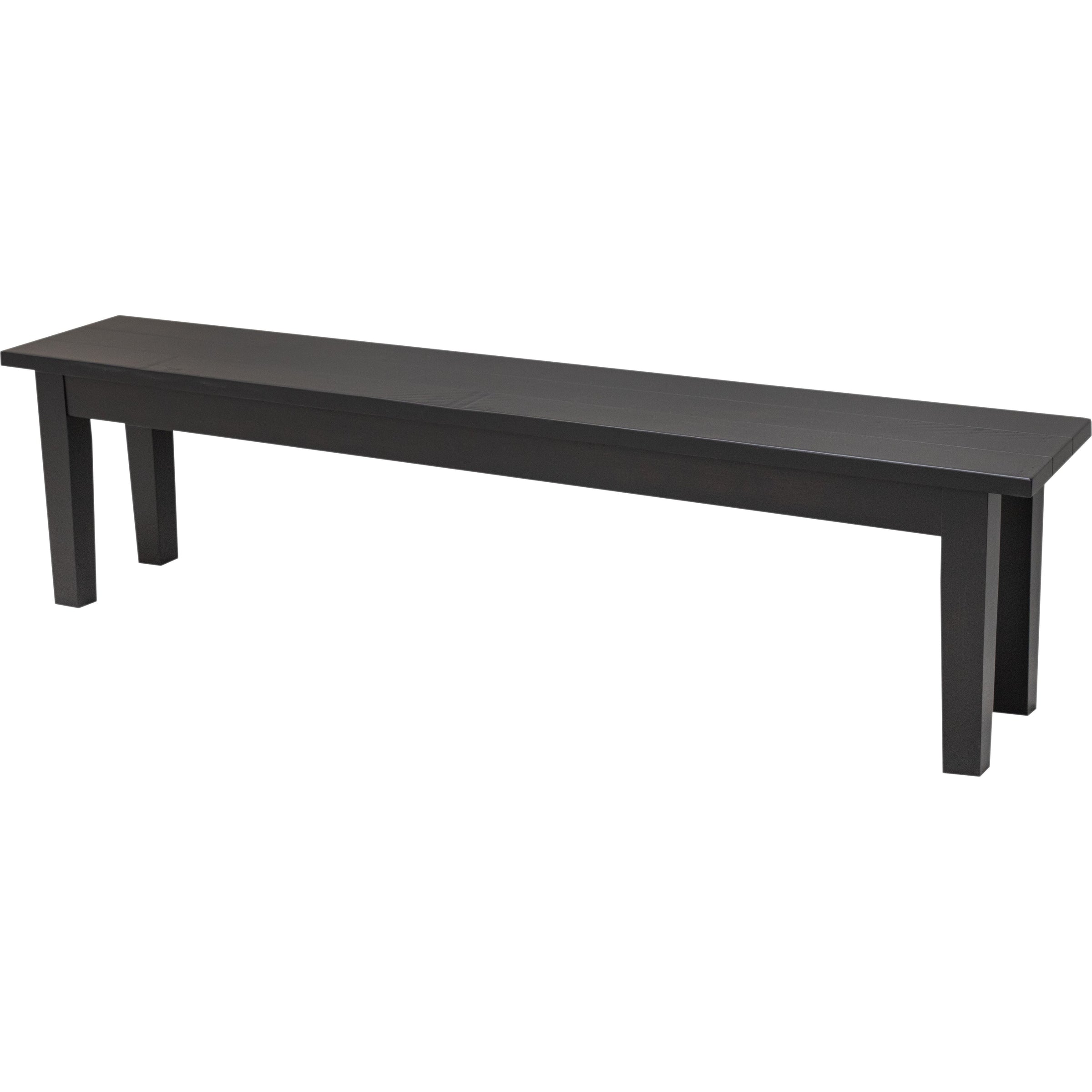 Hearty Shaker Leg Maple Wood Dining Bench | EB