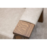 Amish Craftsman Mission Wallhugger Recliner with Wood Arms