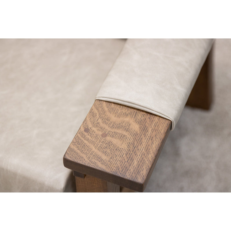 Amish Craftsman Mission Wallhugger Recliner with Wood Arms