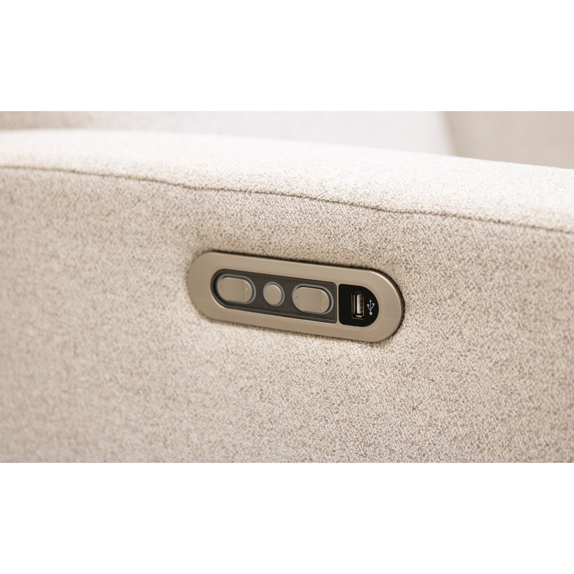 Amish Modern Shaker Cream Push Back Recliner | C22-6