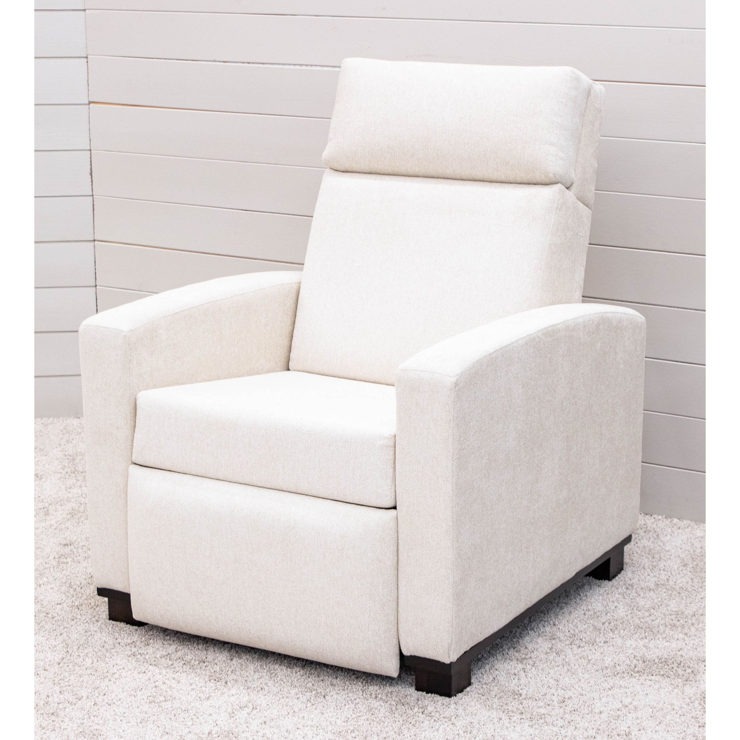 Amish Modern Shaker Cream Push Back Recliner | C22-6
