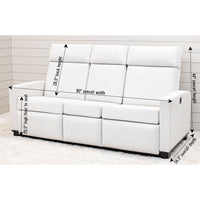 Amish Modern Shaker Reclining Sofa