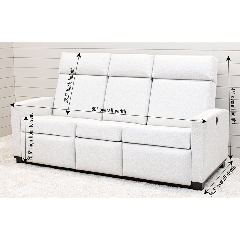 Amish Modern Shaker Reclining Sofa