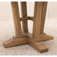 Arvada Round Hickory Wood Extending Counter Height Pub Table | WB