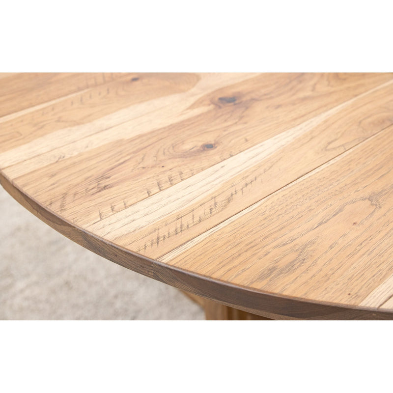 Arvada Round Hickory Wood Extending Counter Height Pub Table | WB