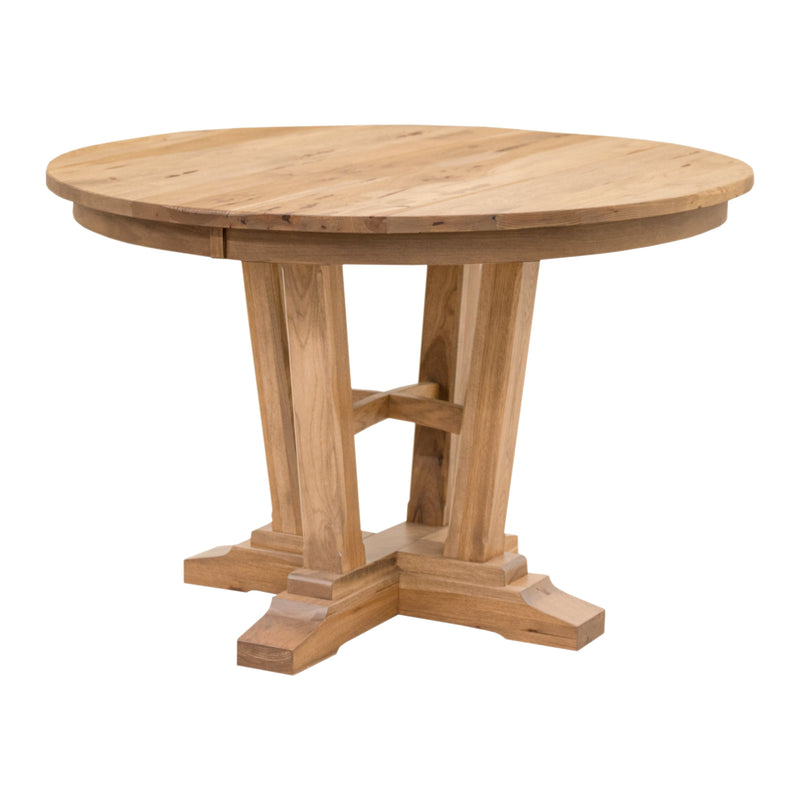 Arvada Round Hickory Wood Extending Counter Height Pub Table | WB