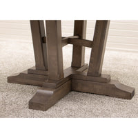 Arvada Maple Wood Large Round Extending Dining Table for 6-10 | DCD