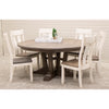 Arvada Maple Wood Large Round Extending Dining Table for 6-10 | DCD