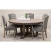Arvada Maple Wood Large Round Extending Dining Table for 6-10 | DCD