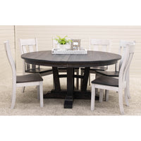 Arvada Maple Wood Large Round Extending Dining Table for 6-10 | GS