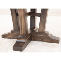 Arvada Maple Wood Large Round Extending Dining Table for 6-10 | CO