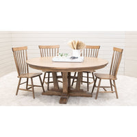 Milton Windsor Maple Wood Side Dining Chair | WB