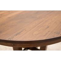 Arvada Round Hickory Wood Extending Counter Height Pub Table | ASB