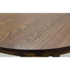 Arvada Round Oak Wood Extending Counter Height Pub Table | ASB