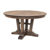 Arvada Maple Wood Large Round Extending Dining Table for 6-10 | CO
