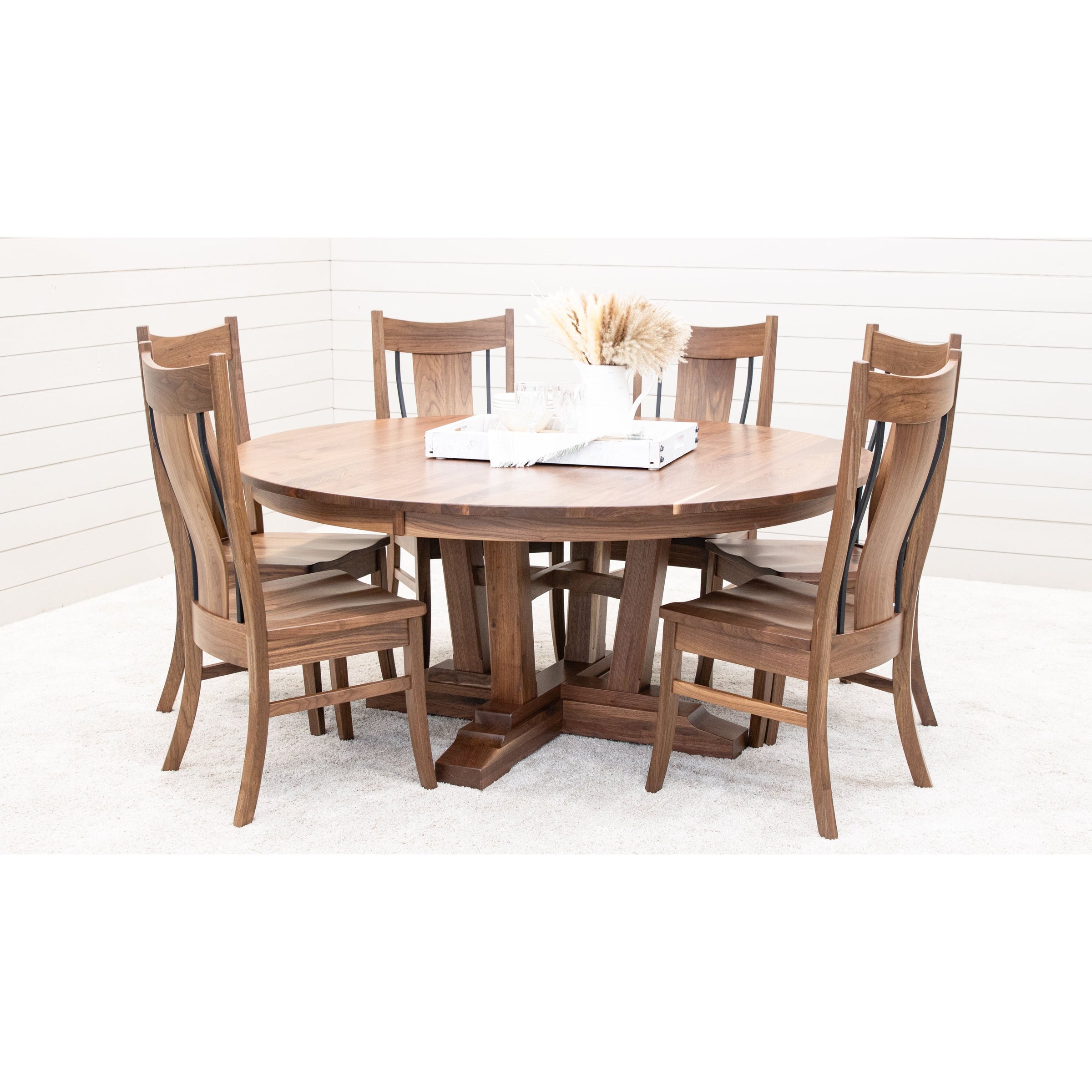 Emerald Walnut Wood Side Dining Chair | NAT