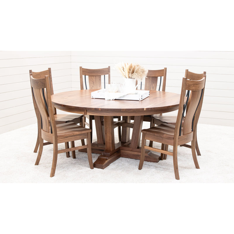 Emerald Walnut Wood Side Dining Chair | NAT