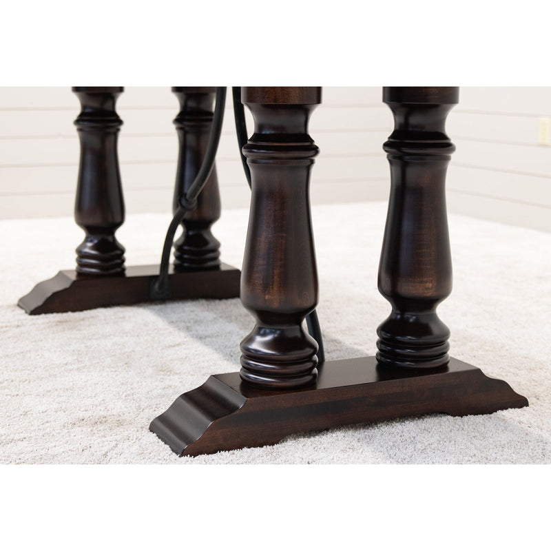 Anderson Maple Wood Extending Dining Table with Built-Down Top | RT