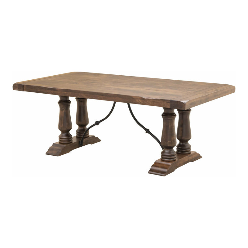Anderson Maple Wood Extending Dining Table with Built-Down Top | CO