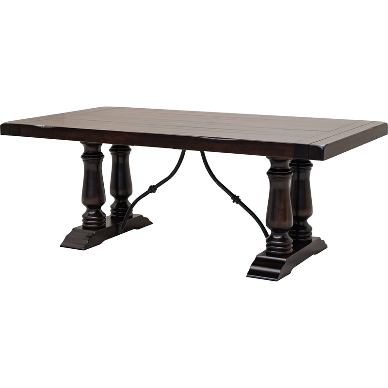 Anderson Maple Wood Extending Dining Table with Built-Down Top | RT