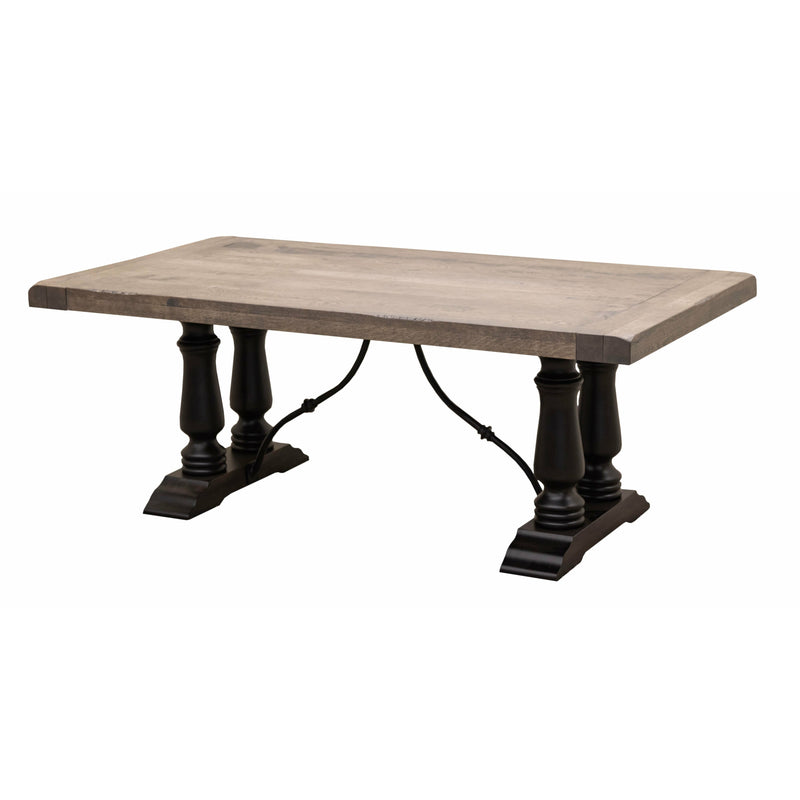 Anderson Black & Wood Extending Dining Table with Built-Down Top | M-DK&RWO-GRB