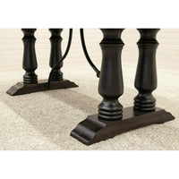 Anderson Black & Wood Extending Dining Table with Built-Down Top | M-DK&RWO-GRB