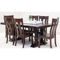 Anderson Maple Wood Extending Dining Table with Built-Down Top | RT