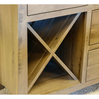 Anderson Maple Wood Wine Buffet with Hutch Top | DCD