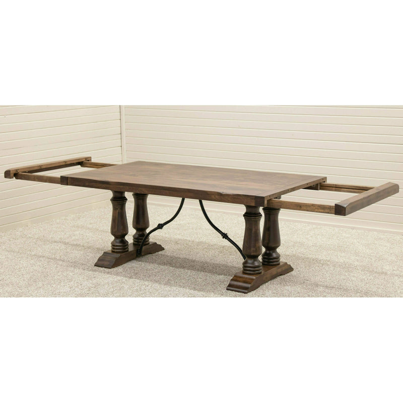 Anderson Maple Wood Extending Dining Table with Built-Down Top | CO