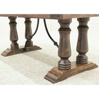 Anderson Maple Wood Extending Dining Table with Built-Down Top | CO