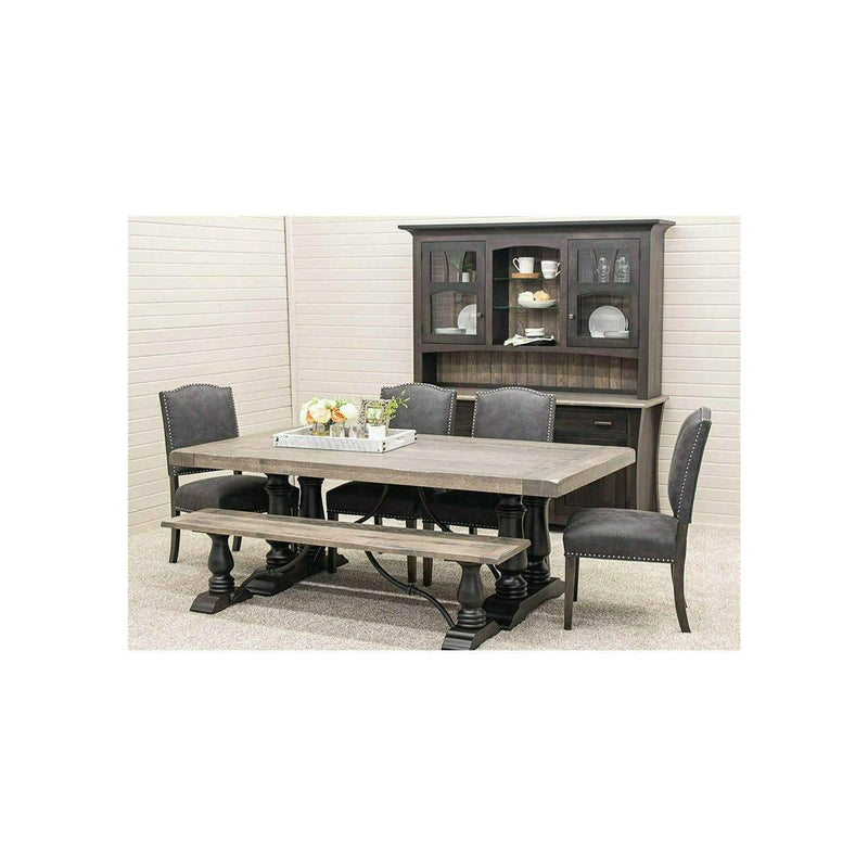 Anderson Black & Wood Extending Dining Table with Built-Down Top | M-DK&RWO-GRB
