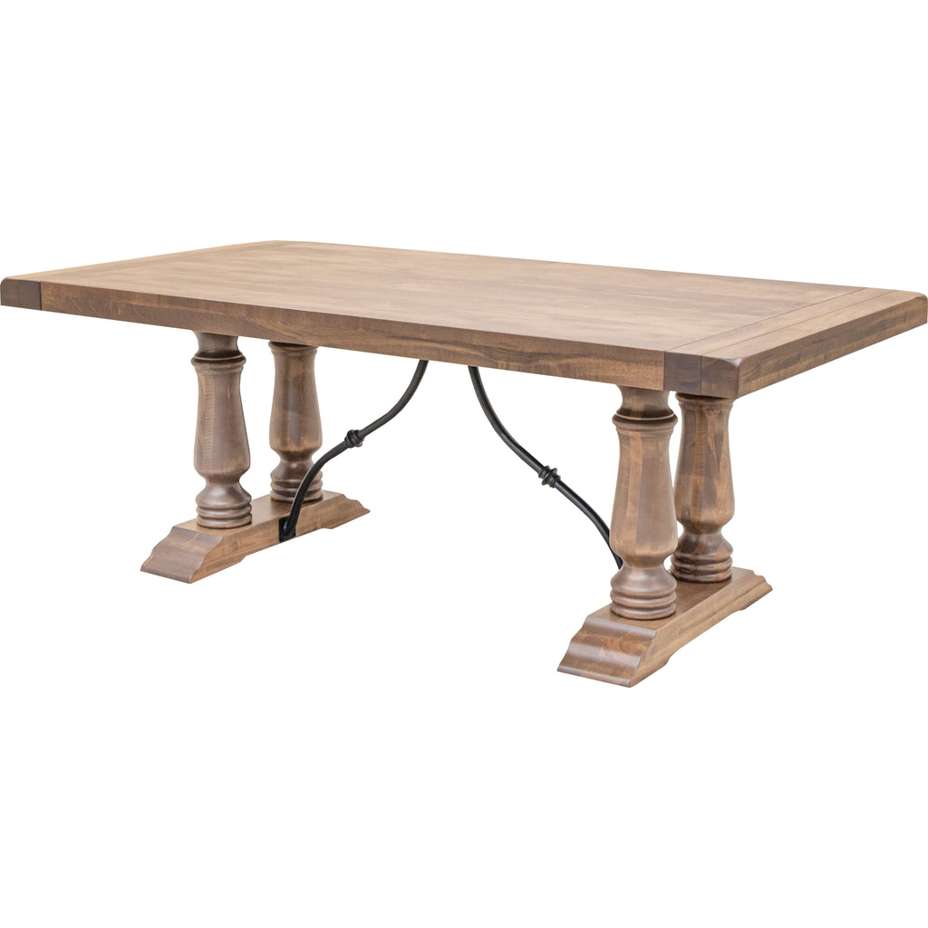 Anderson Maple Wood Extending Dining Table with Built-Down Top | WB ...