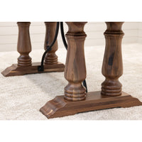 Anderson Walnut Wood Extending Dining Table | NAT