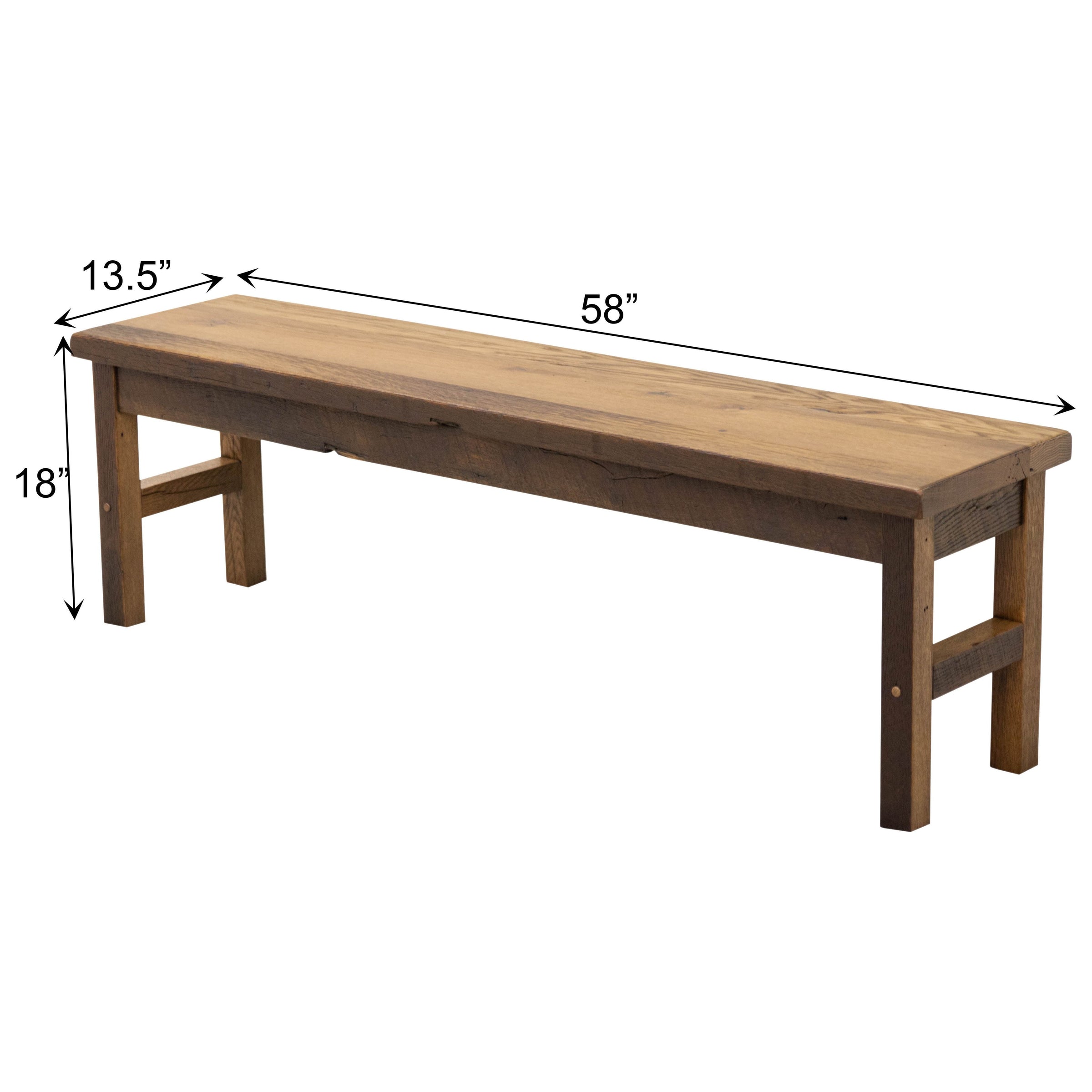 Bayford Reclaimed Wood Dining Bench