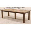 Amish Bayford Reclaimed Wood Extending Dining Table