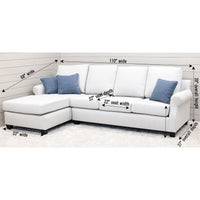 Alexa Stationary Sofa with Chaise