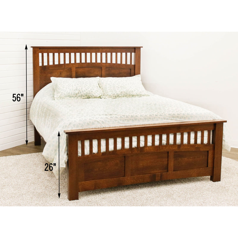 Cortland Amish Mission Storage Platform Bed