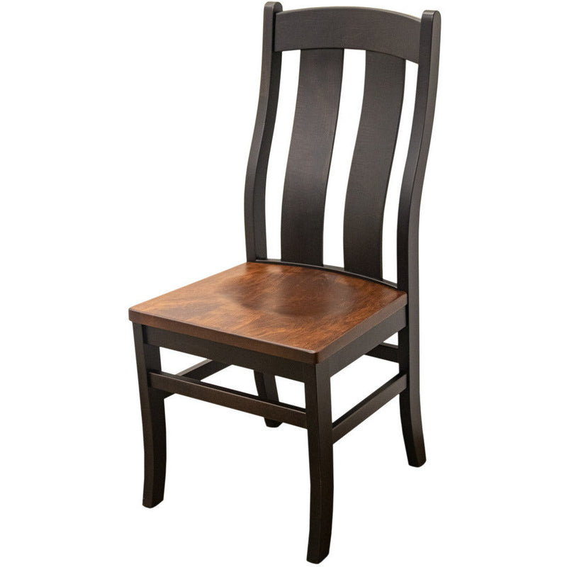 Anaheim Black & Wood Side Dining Chair | M-EB&C-GB