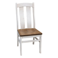 Anaheim White & Wood Side Dining Chair | O-CS&RWO-CO