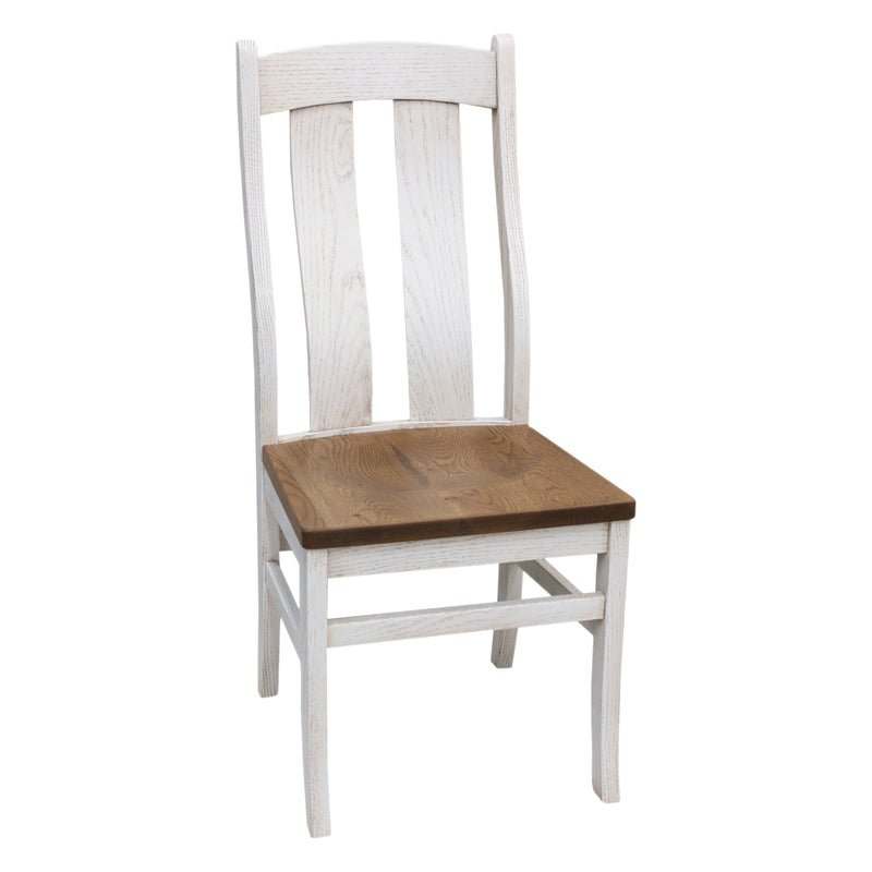 Anaheim White & Wood Side Dining Chair | O-CS&RWO-CO