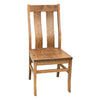 Anaheim Straight Top Hickory Wood Side Dining Chair | HC