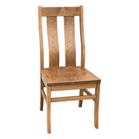 Anaheim Straight Top Hickory Wood Side Dining Chair | HC