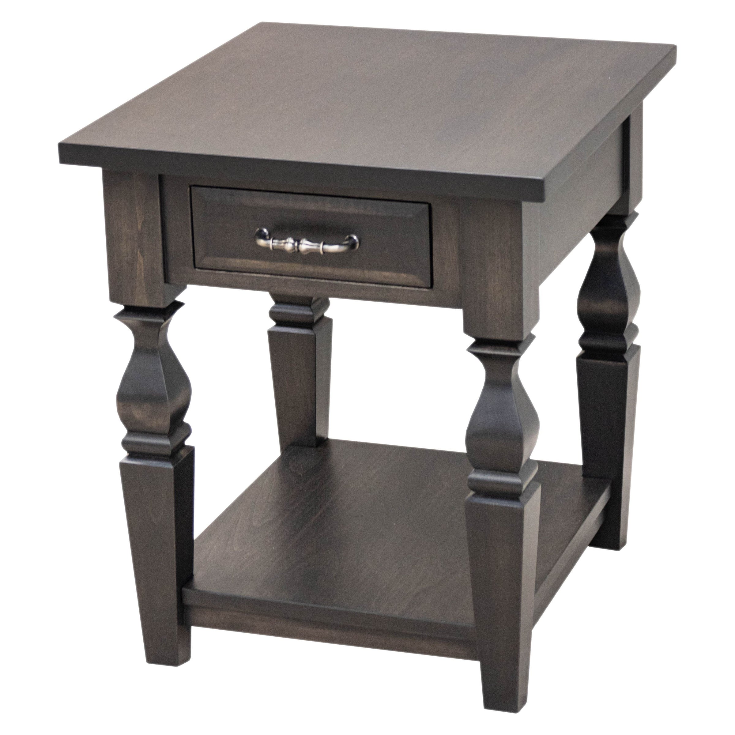 Maysville Maple Wood Large Square Open End Table | DK