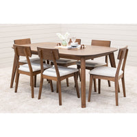 Aster Mid Century Maple Wood Extending Dining Table | HC