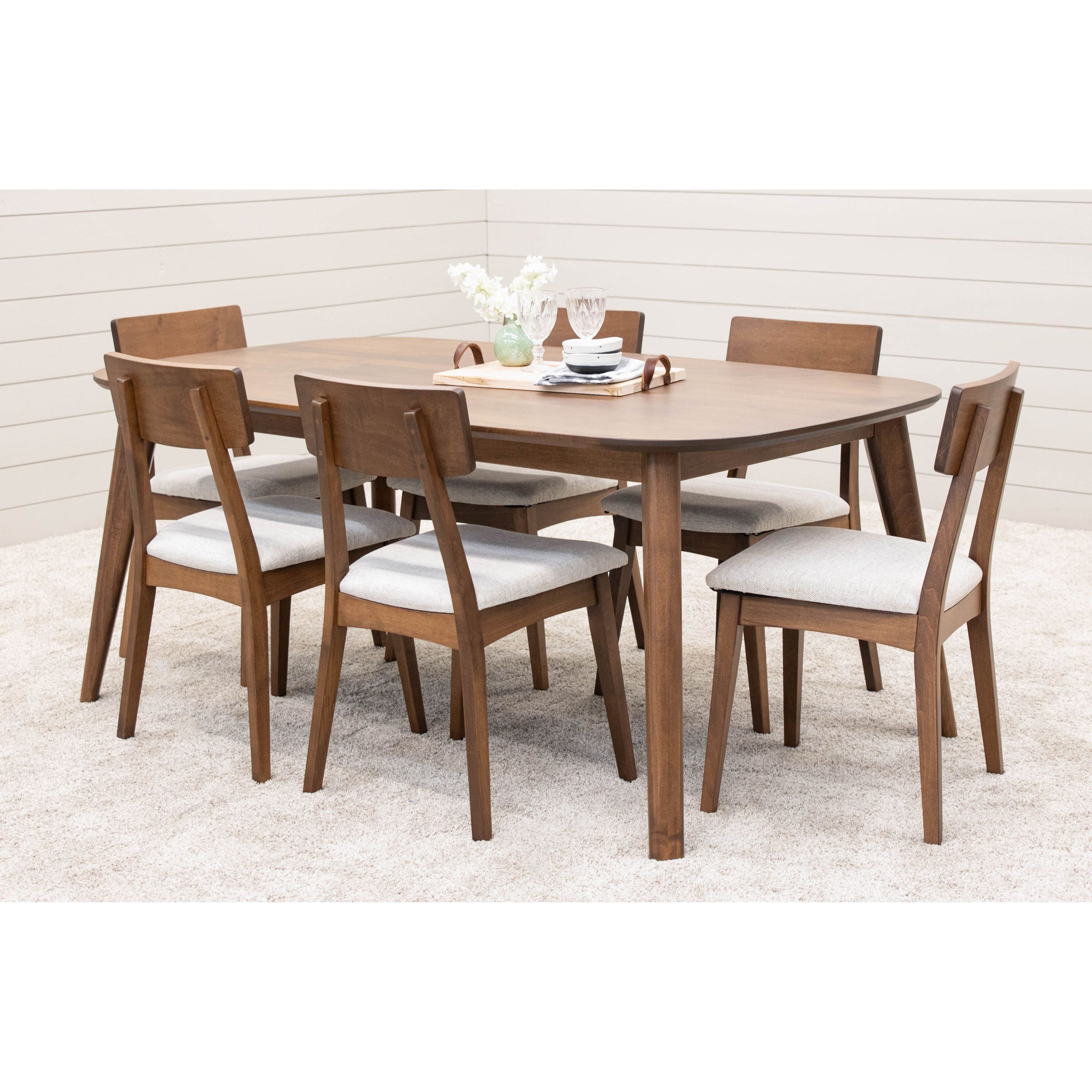 Atlee Maple Wood Side Dining Chair with Fabric Seat | M-HC&C2-39