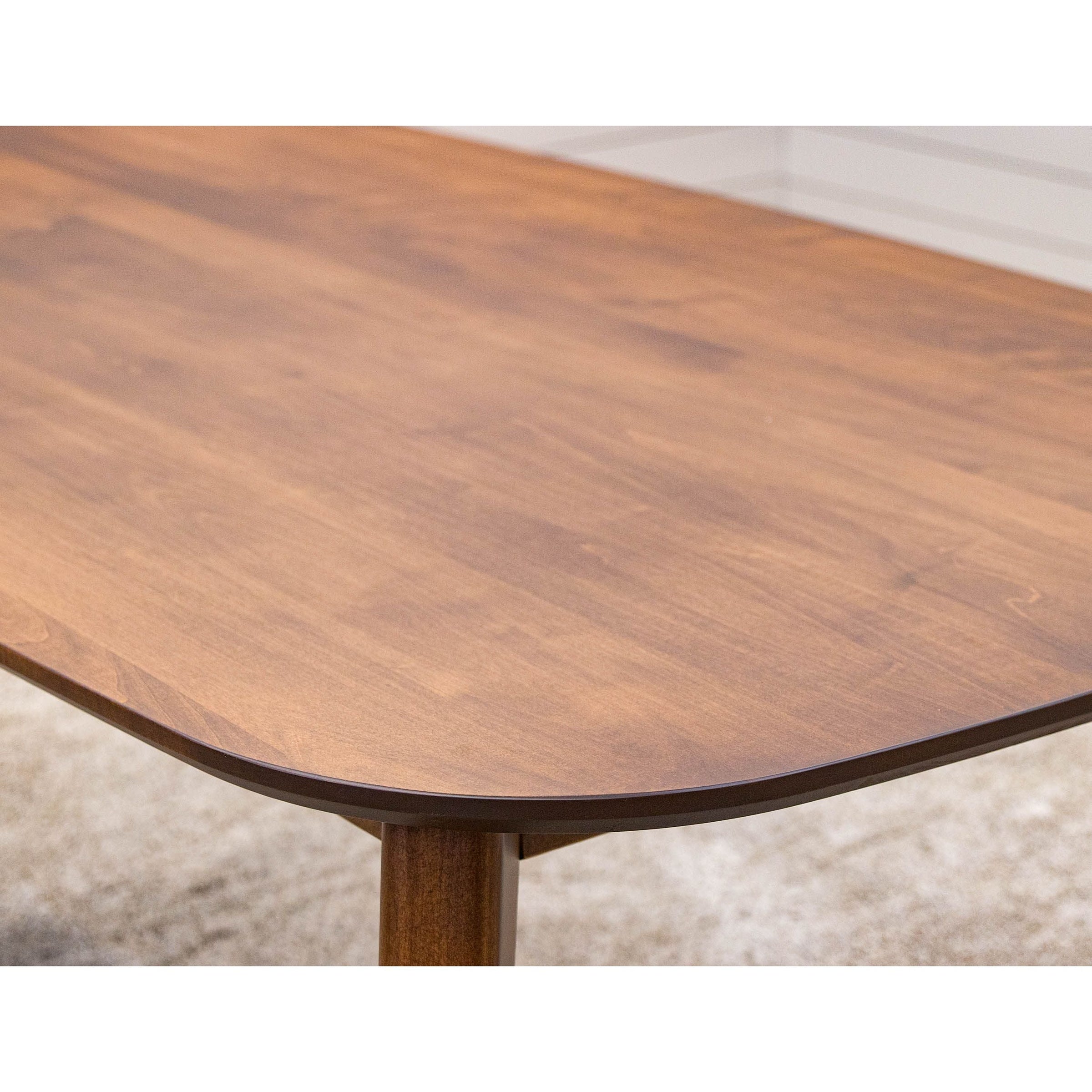 Aster Mid Century Maple Wood Extending Dining Table | HC
